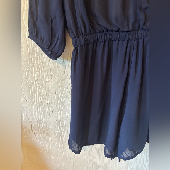 Babaton Aritzia Keagan Navy Blue Romper Playsuit - Picture 5 of 17
